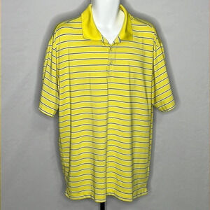 Nike Golf Striped Short Sleeve Polo Shirt - Size XL